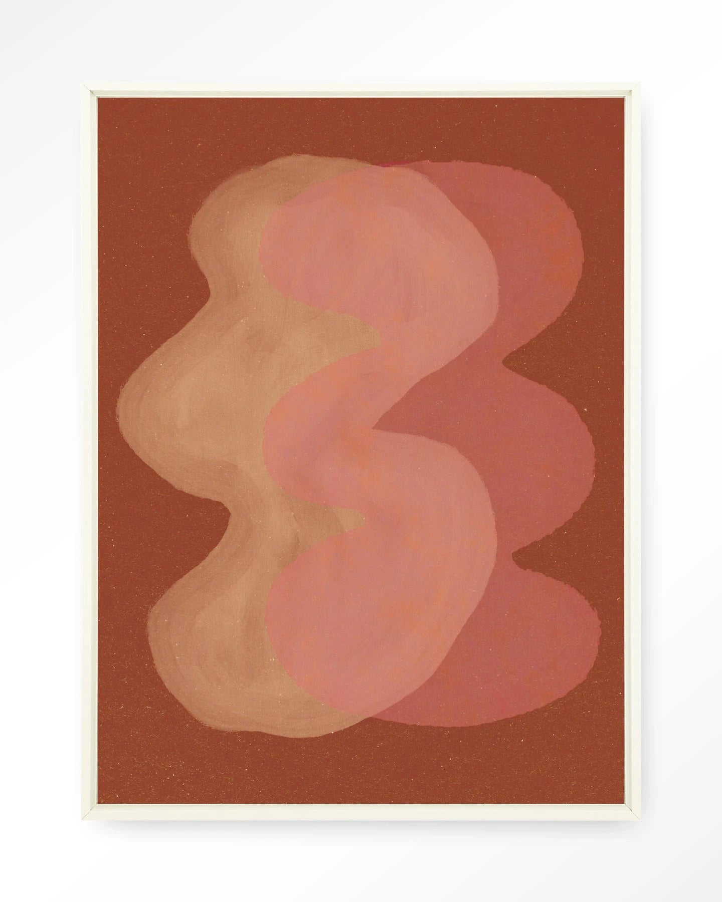 Elementa Rossa 2 - Moderne Wanddecoratie | Artprint, Glass Art, Wandkleed by Urban Cotton