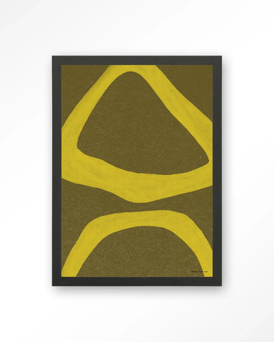 Elementa Verde 1 - Moderne Wanddecoratie | Artprint, Glass Art, Wandkleed by Urban Cotton