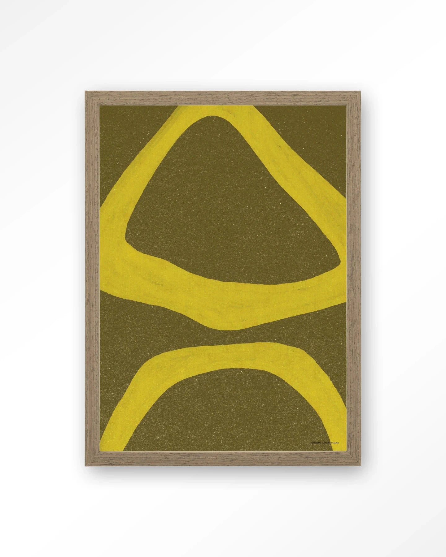 Elementa Verde 1 - Moderne Wanddecoratie | Artprint, Glass Art, Wandkleed by Urban Cotton