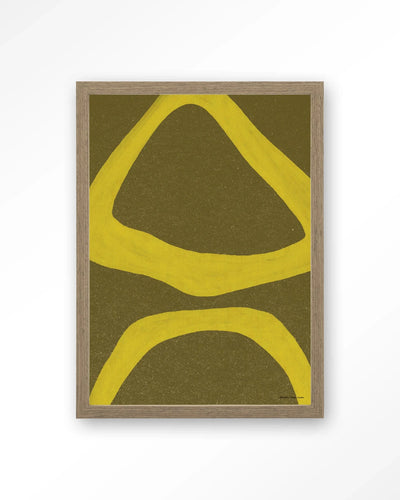 Elementa Verde 1 - Moderne Wanddecoratie | Artprint, Glass Art, Wandkleed by Urban Cotton