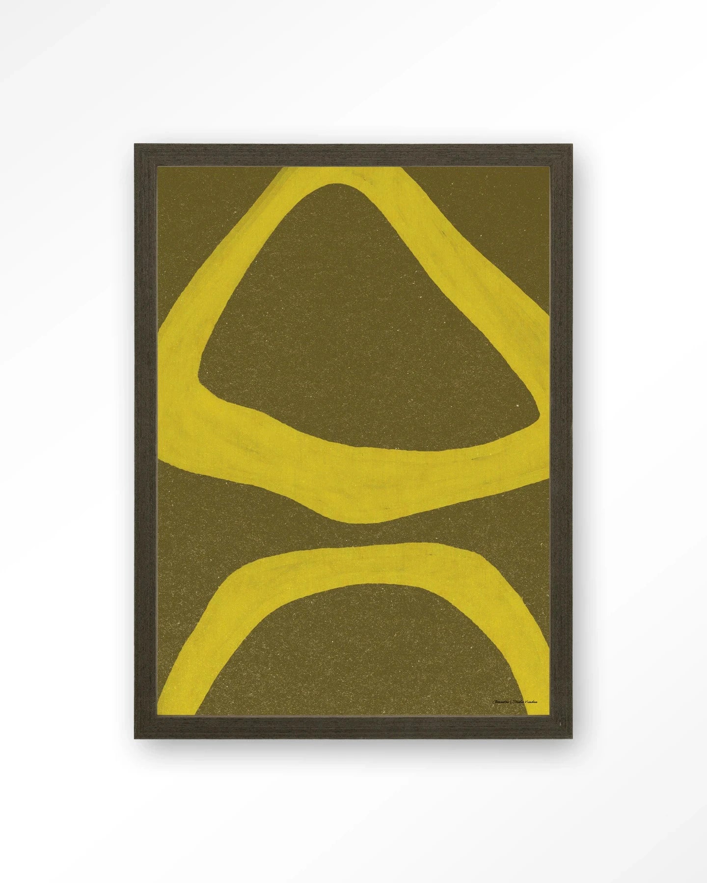 Elementa Verde 1 - Moderne Wanddecoratie | Artprint, Glass Art, Wandkleed by Urban Cotton