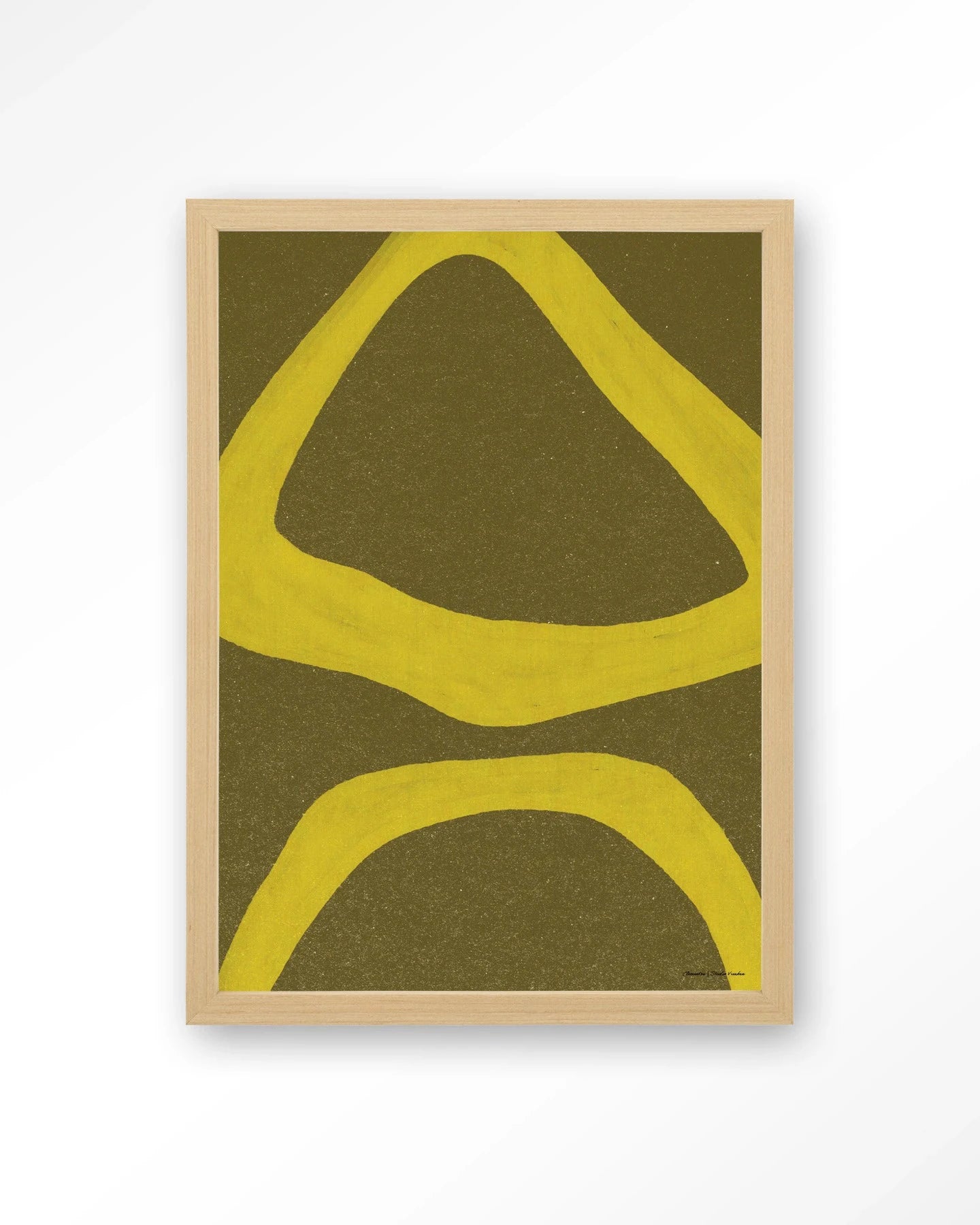 Elementa Verde 1 - Moderne Wanddecoratie | Artprint, Glass Art, Wandkleed by Urban Cotton