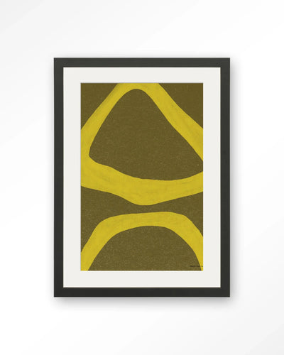 Elementa Verde 1 - Moderne Wanddecoratie | Artprint, Glass Art, Wandkleed by Urban Cotton