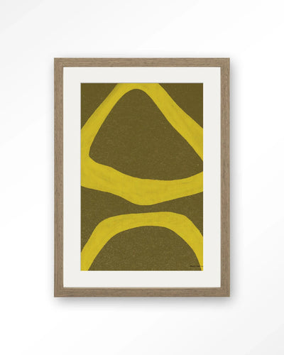 Elementa Verde 1 - Moderne Wanddecoratie | Artprint, Glass Art, Wandkleed by Urban Cotton