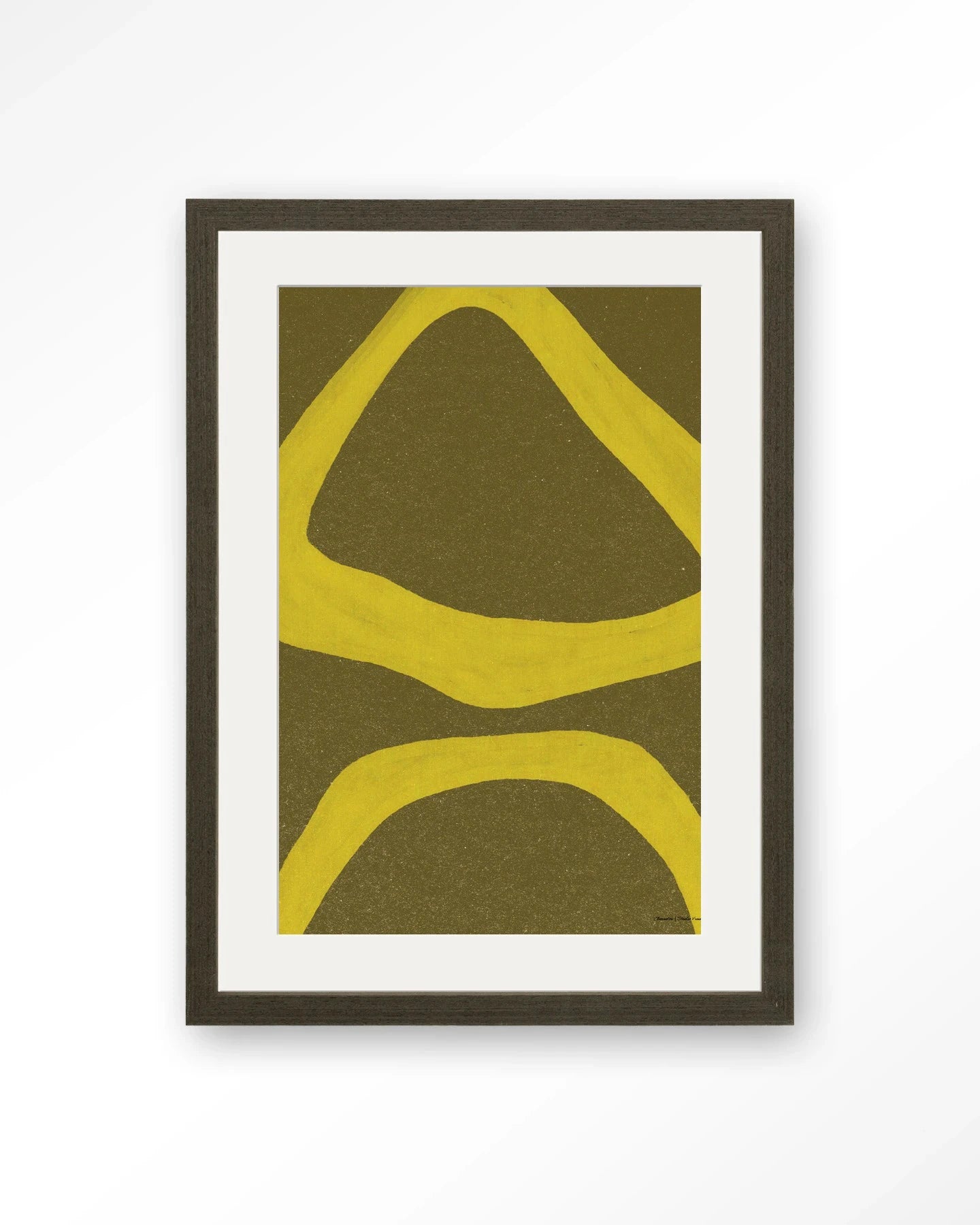 Elementa Verde 1 - Moderne Wanddecoratie | Artprint, Glass Art, Wandkleed by Urban Cotton