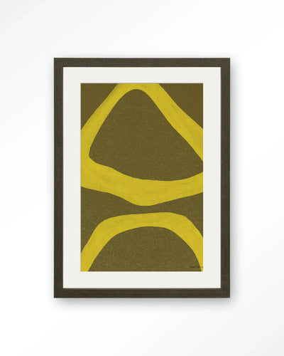 Elementa Verde 1 - Moderne Wanddecoratie | Artprint, Glass Art, Wandkleed by Urban Cotton