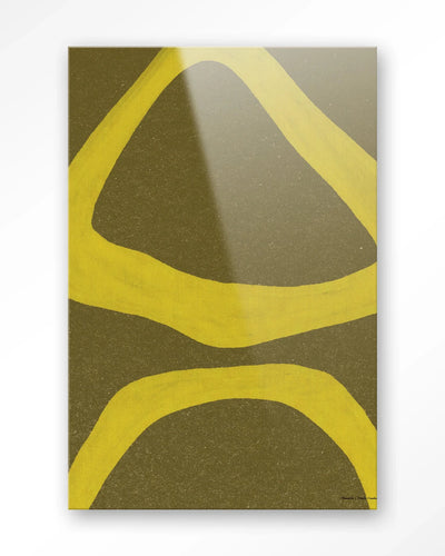 Elementa Verde 1 - Moderne Wanddecoratie | Artprint, Glass Art, Wandkleed by Urban Cotton