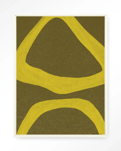 Elementa Verde 1 - Moderne Wanddecoratie | Artprint, Glass Art, Wandkleed by Urban Cotton