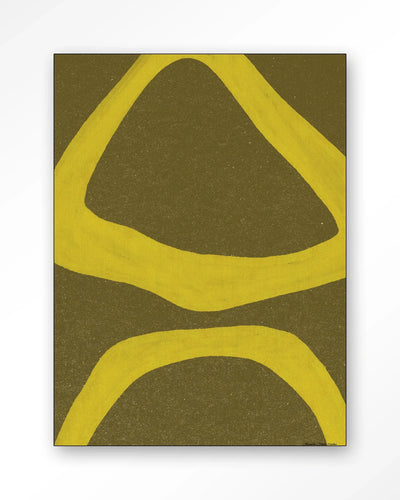 Elementa Verde 1 - Moderne Wanddecoratie | Artprint, Glass Art, Wandkleed by Urban Cotton