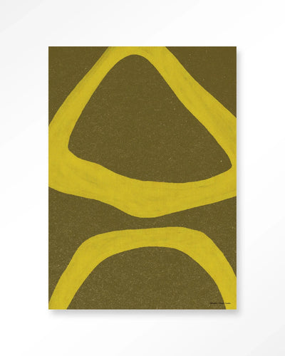 Elementa Verde 1 - Moderne Wanddecoratie | Artprint, Glass Art, Wandkleed by Urban Cotton