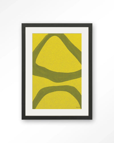 Elementa Verde 2 - Moderne Wanddecoratie | Artprint, Glass Art, Wandkleed by Urban Cotton