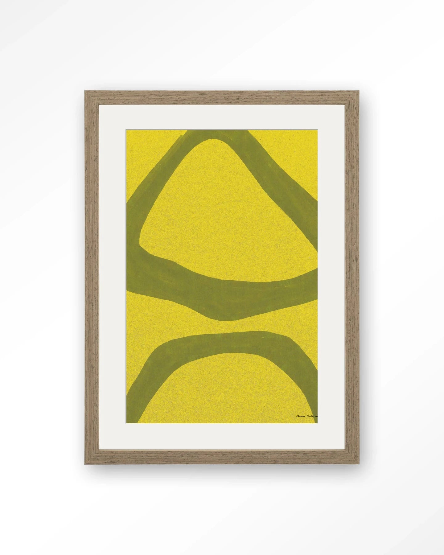 Elementa Verde 2 - Moderne Wanddecoratie | Artprint, Glass Art, Wandkleed by Urban Cotton