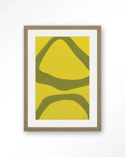 Elementa Verde 2 - Moderne Wanddecoratie | Artprint, Glass Art, Wandkleed by Urban Cotton
