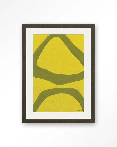 Elementa Verde 2 - Moderne Wanddecoratie | Artprint, Glass Art, Wandkleed by Urban Cotton