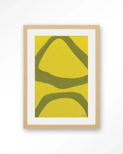 Elementa Verde 2 - Moderne Wanddecoratie | Artprint, Glass Art, Wandkleed by Urban Cotton