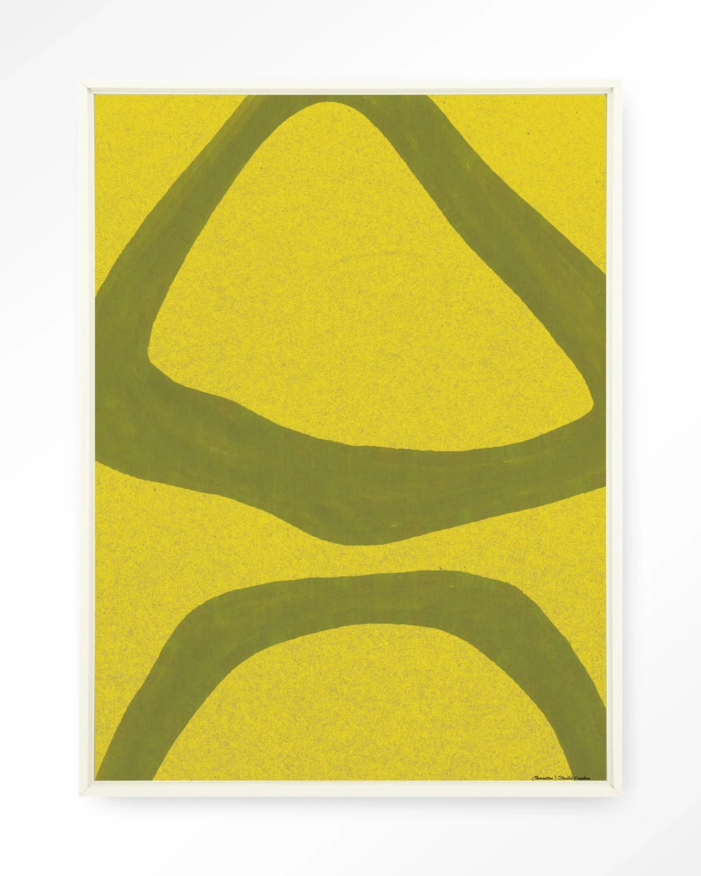 Elementa Verde 2 - Moderne Wanddecoratie | Artprint, Glass Art, Wandkleed by Urban Cotton