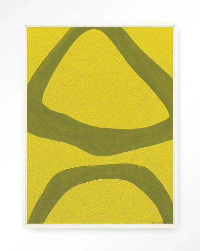 Elementa Verde 2 - Moderne Wanddecoratie | Artprint, Glass Art, Wandkleed by Urban Cotton