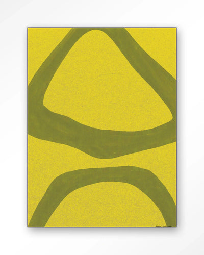Elementa Verde 2 - Moderne Wanddecoratie | Artprint, Glass Art, Wandkleed by Urban Cotton