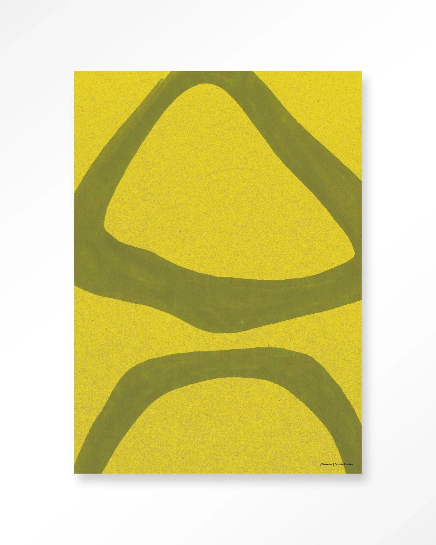 Elementa Verde 2 - Moderne Wanddecoratie | Artprint, Glass Art, Wandkleed by Urban Cotton