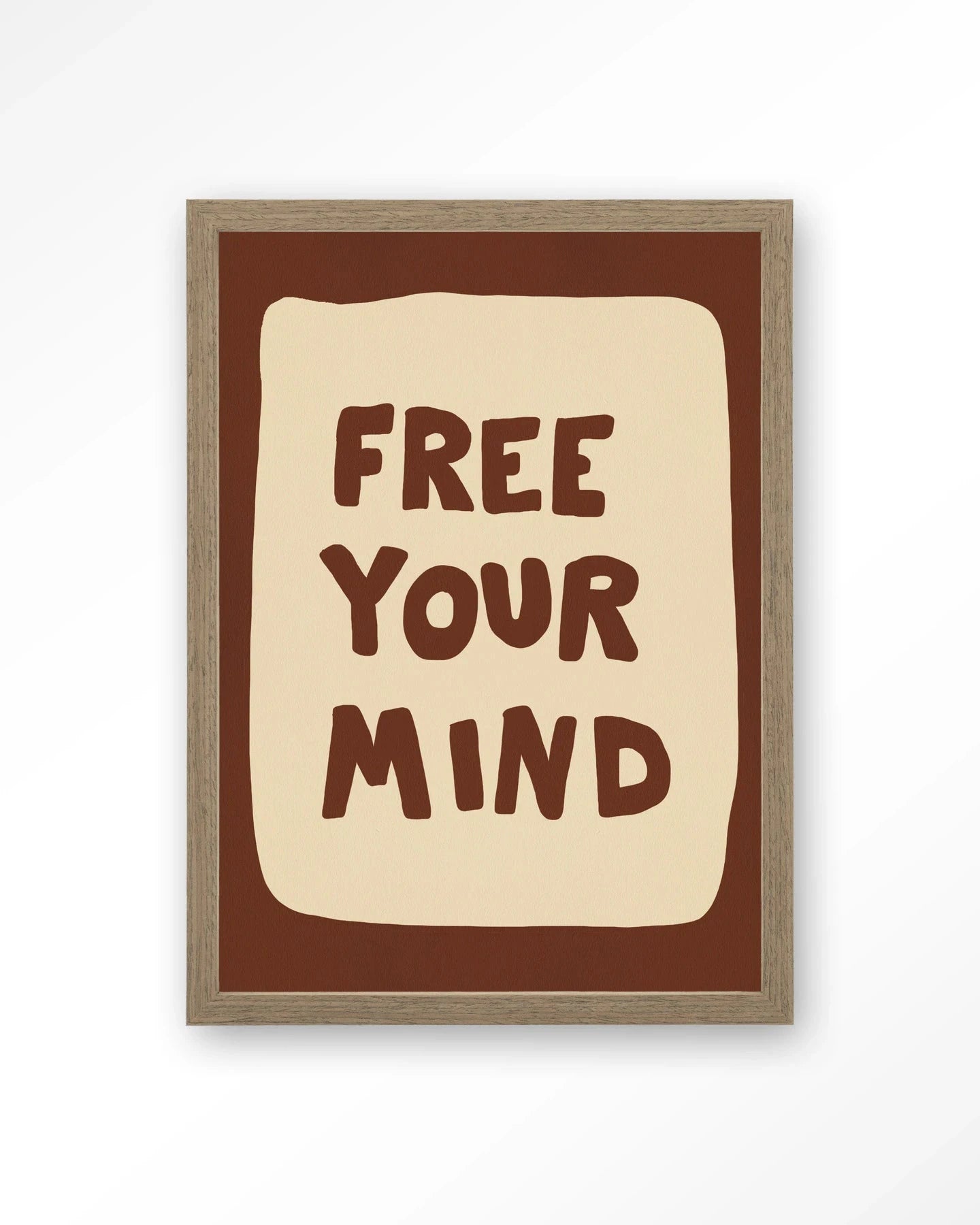 Free Your Mind - Moderne Wanddecoratie | Artprint, Glass Art, Wandkleed by Urban Cotton