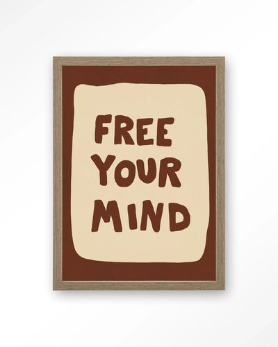 Free Your Mind - Moderne Wanddecoratie | Artprint, Glass Art, Wandkleed by Urban Cotton