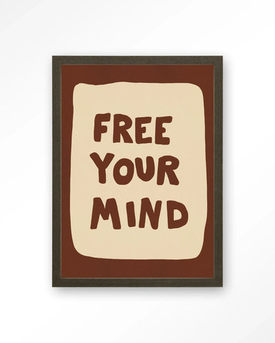 Free Your Mind - Moderne Wanddecoratie | Artprint, Glass Art, Wandkleed by Urban Cotton