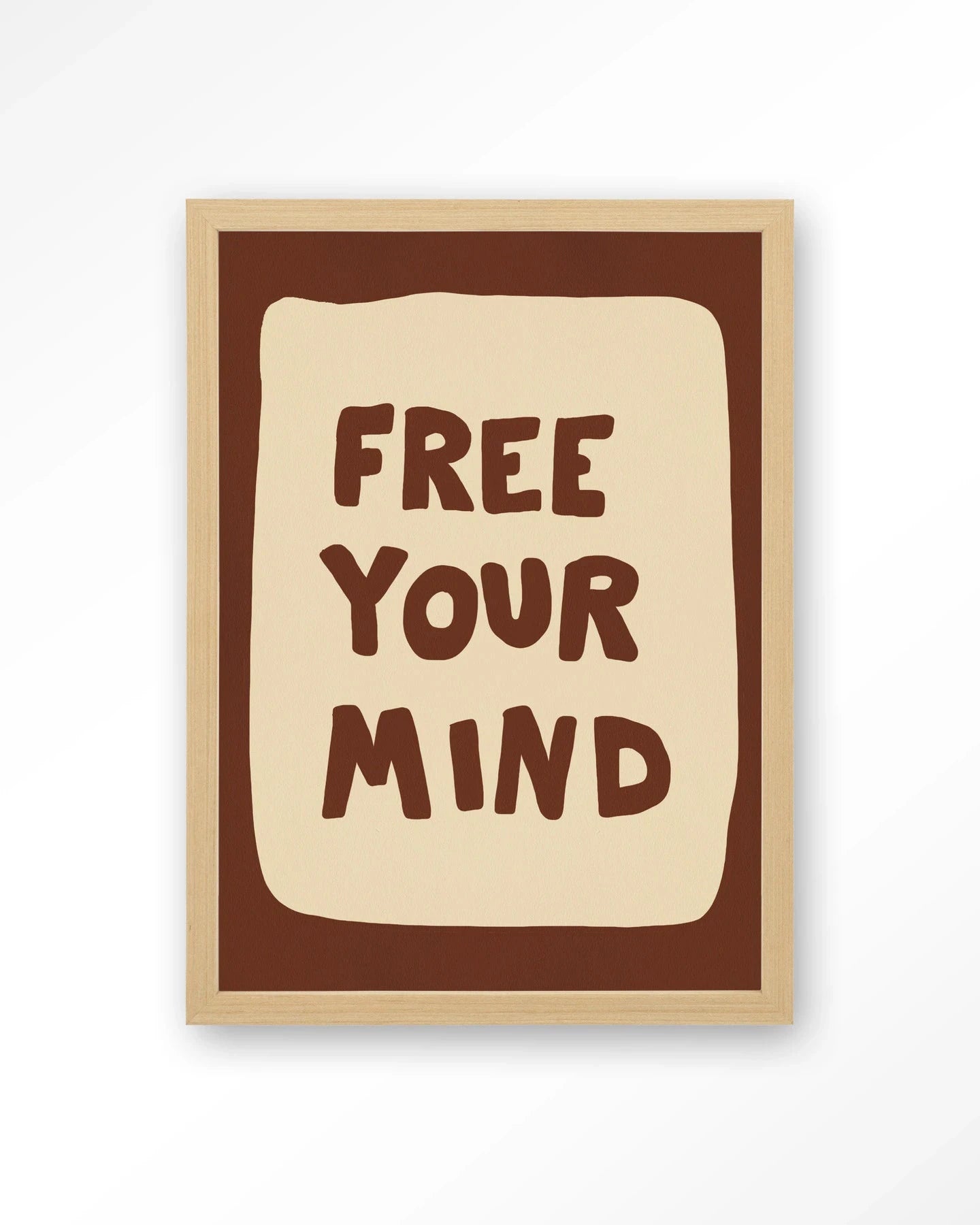 Free Your Mind - Moderne Wanddecoratie | Artprint, Glass Art, Wandkleed by Urban Cotton