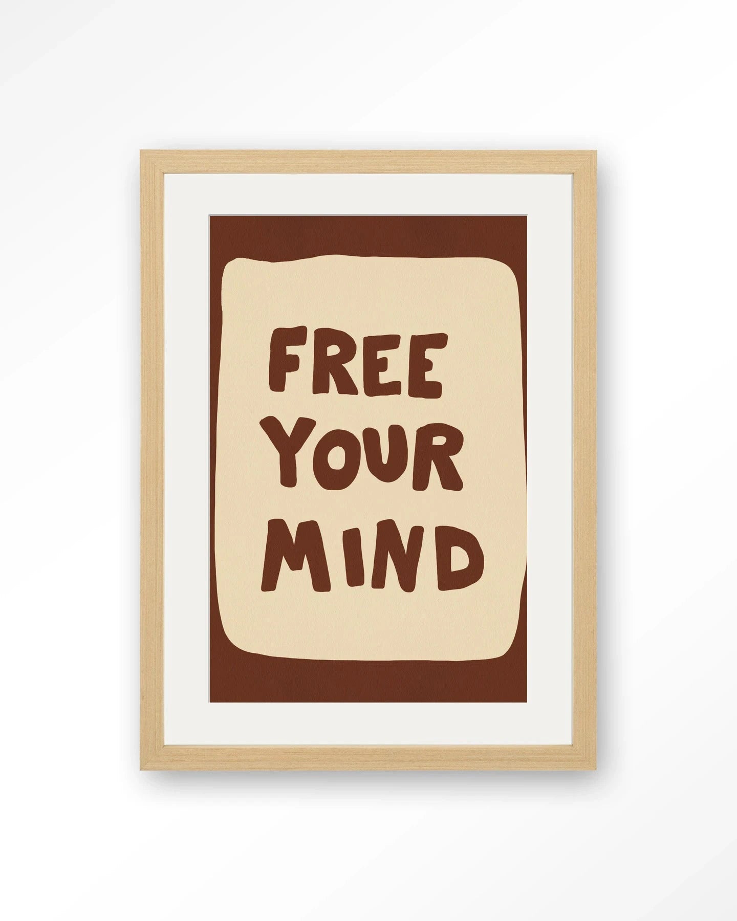 Free Your Mind - Moderne Wanddecoratie | Artprint, Glass Art, Wandkleed by Urban Cotton