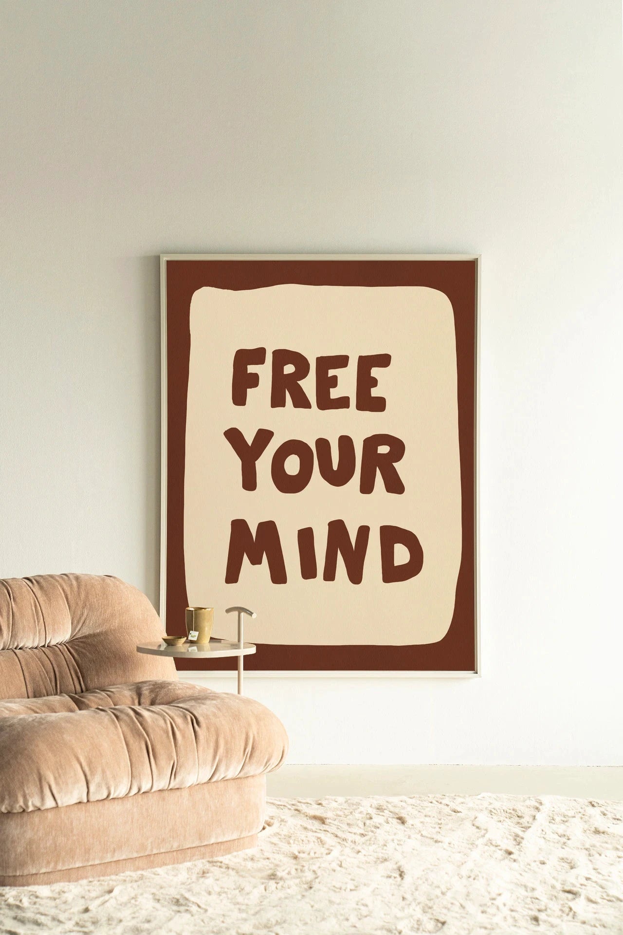Free Your Mind - Moderne Wanddecoratie | Artprint, Glass Art, Wandkleed by Urban Cotton