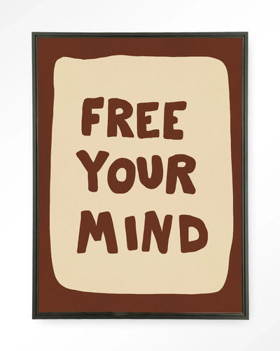 Free Your Mind - Moderne Wanddecoratie | Artprint, Glass Art, Wandkleed by Urban Cotton