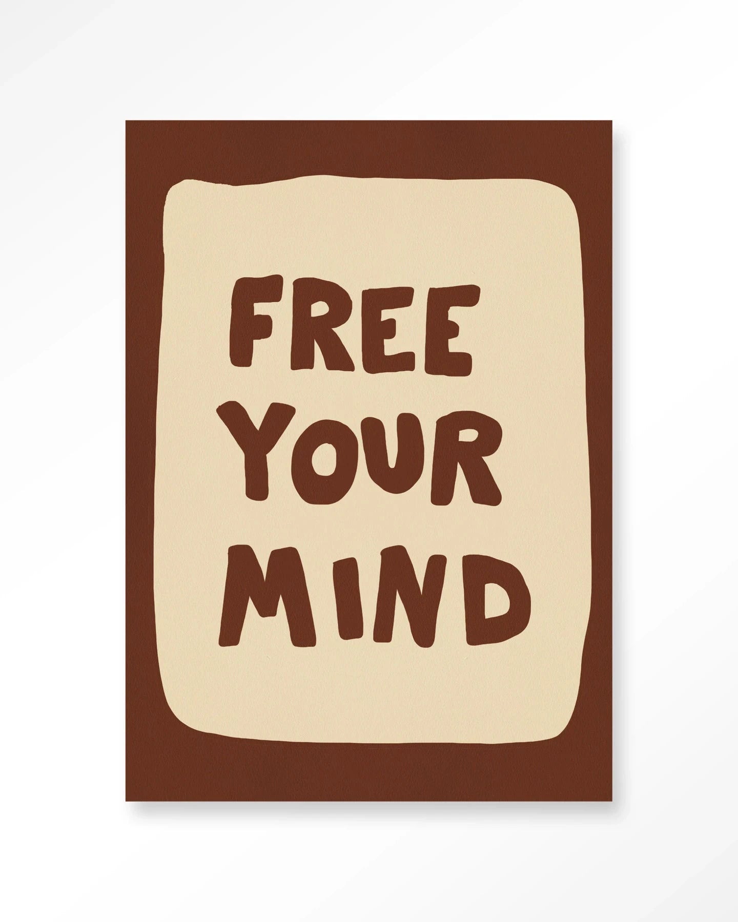 Free Your Mind - Moderne Wanddecoratie | Artprint, Glass Art, Wandkleed by Urban Cotton