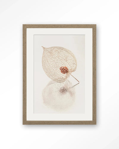 De Reflectie Van Vergankelijkheid In Lichte Tinten - Moderne Wanddecoratie | Artprint, Glass Art, Wandkleed by Urban Cotton