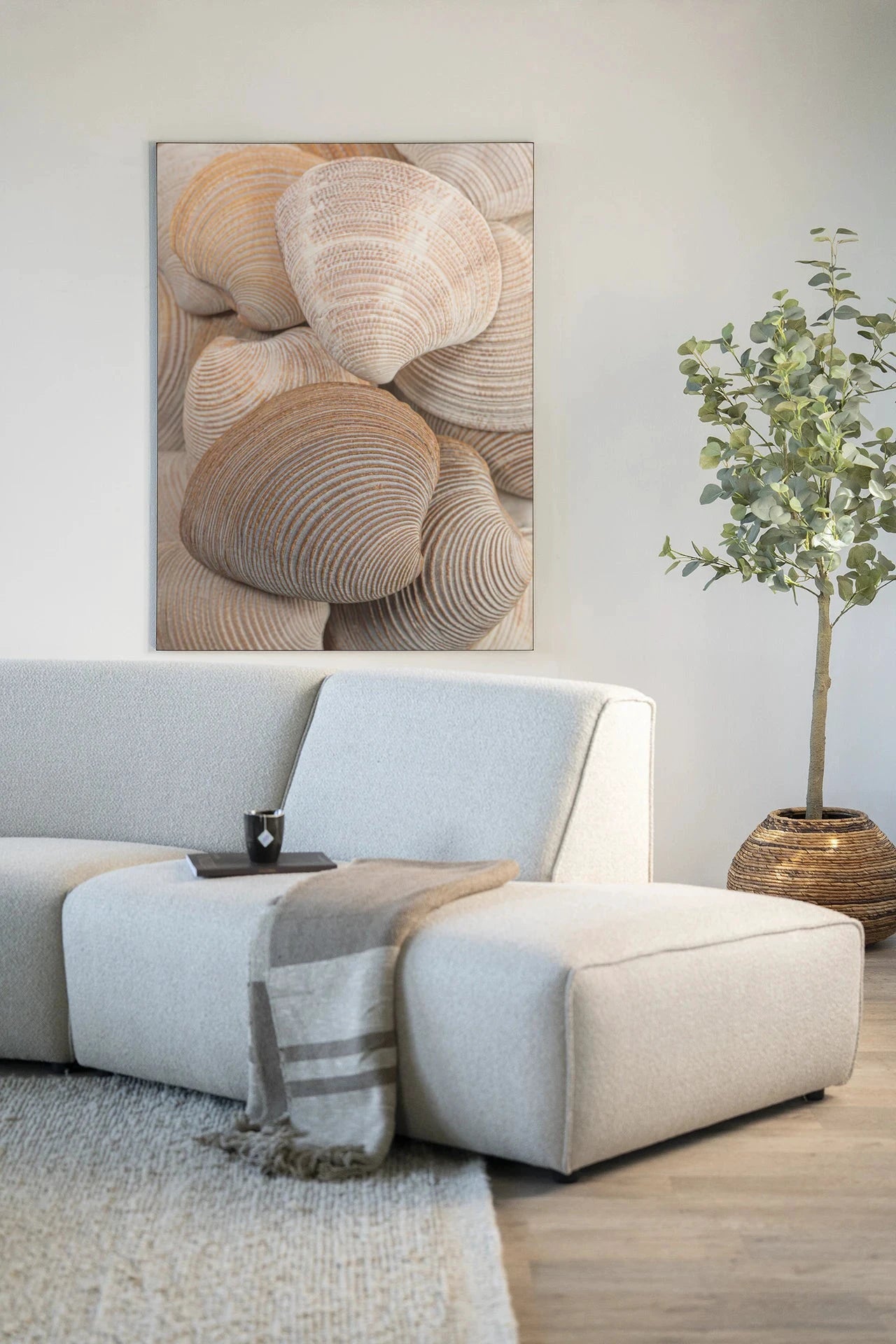 Tijdloze Rust: Samen - Moderne Wanddecoratie | Artprint, Glass Art, Wandkleed by Urban Cotton