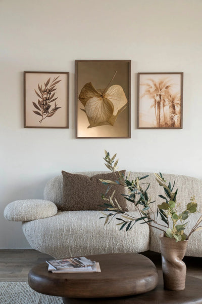 Leaf Me: Sheltered - Moderne Wanddecoratie | Artprint, Glass Art, Wandkleed by Urban Cotton