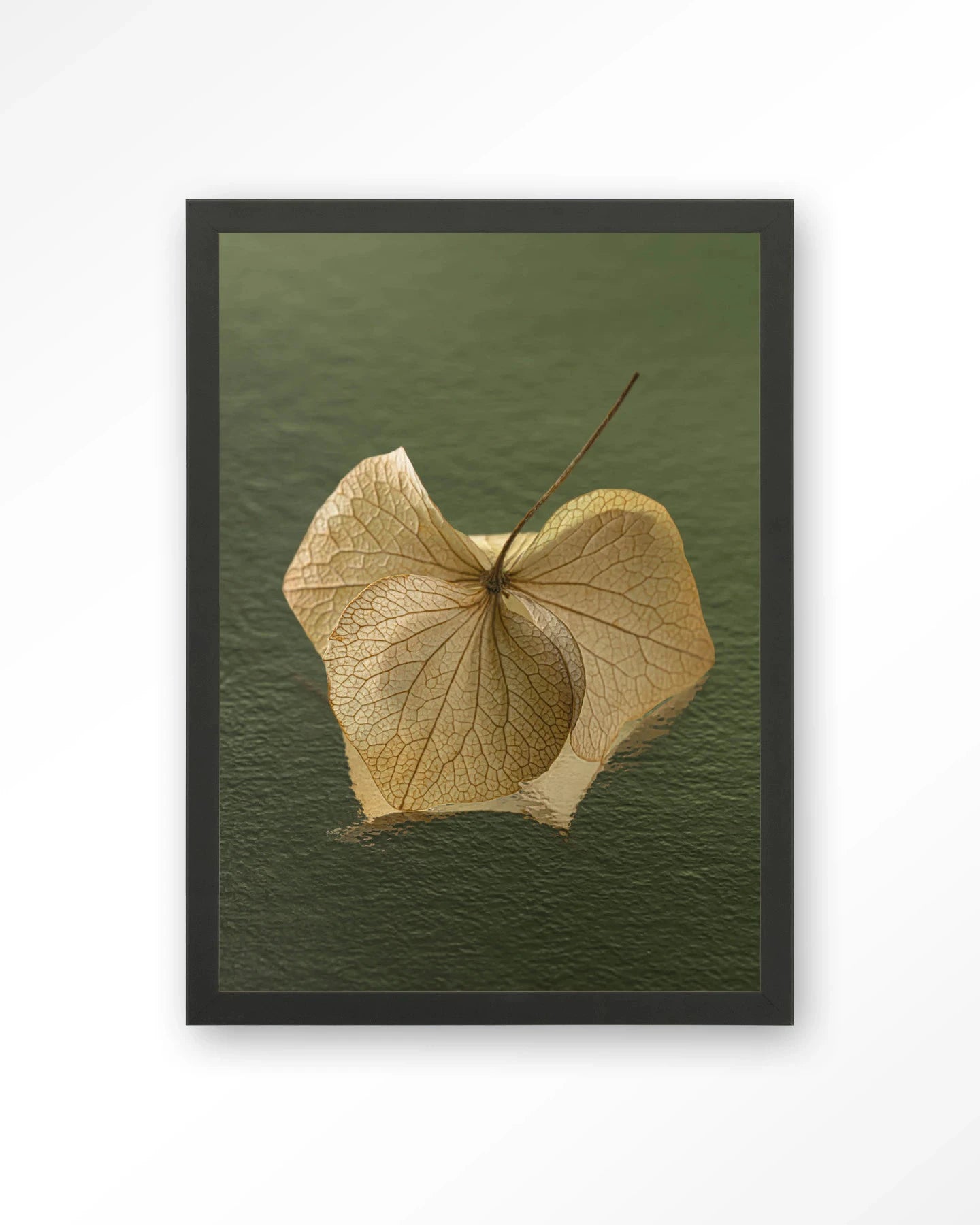 Leaf Me: In The Green - Moderne Wanddecoratie | Artprint, Glass Art, Wandkleed by Urban Cotton