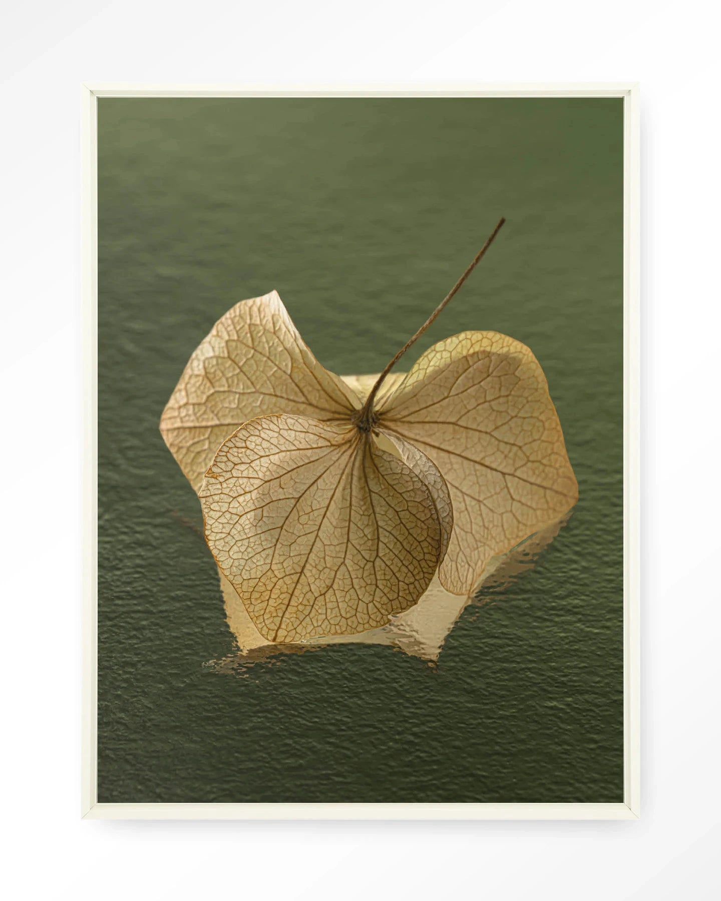Leaf Me: In The Green - Moderne Wanddecoratie | Artprint, Glass Art, Wandkleed by Urban Cotton