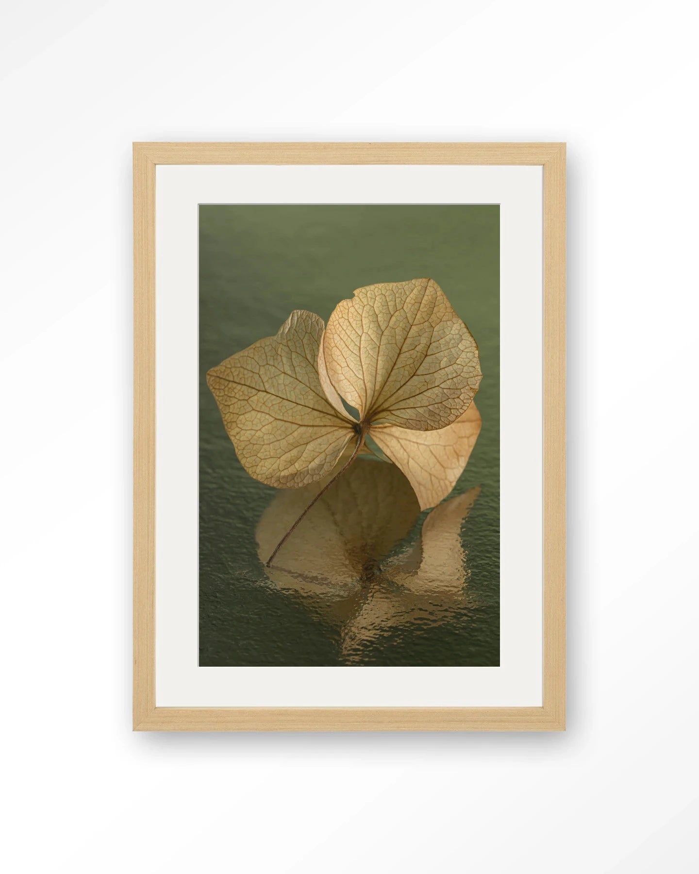 Leaf Me: In Reflection - Moderne Wanddecoratie | Artprint, Glass Art, Wandkleed by Urban Cotton