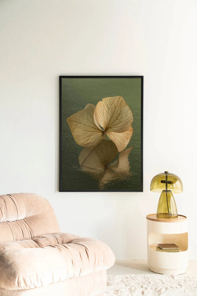 Leaf Me: In Reflection - Moderne Wanddecoratie | Artprint, Glass Art, Wandkleed by Urban Cotton