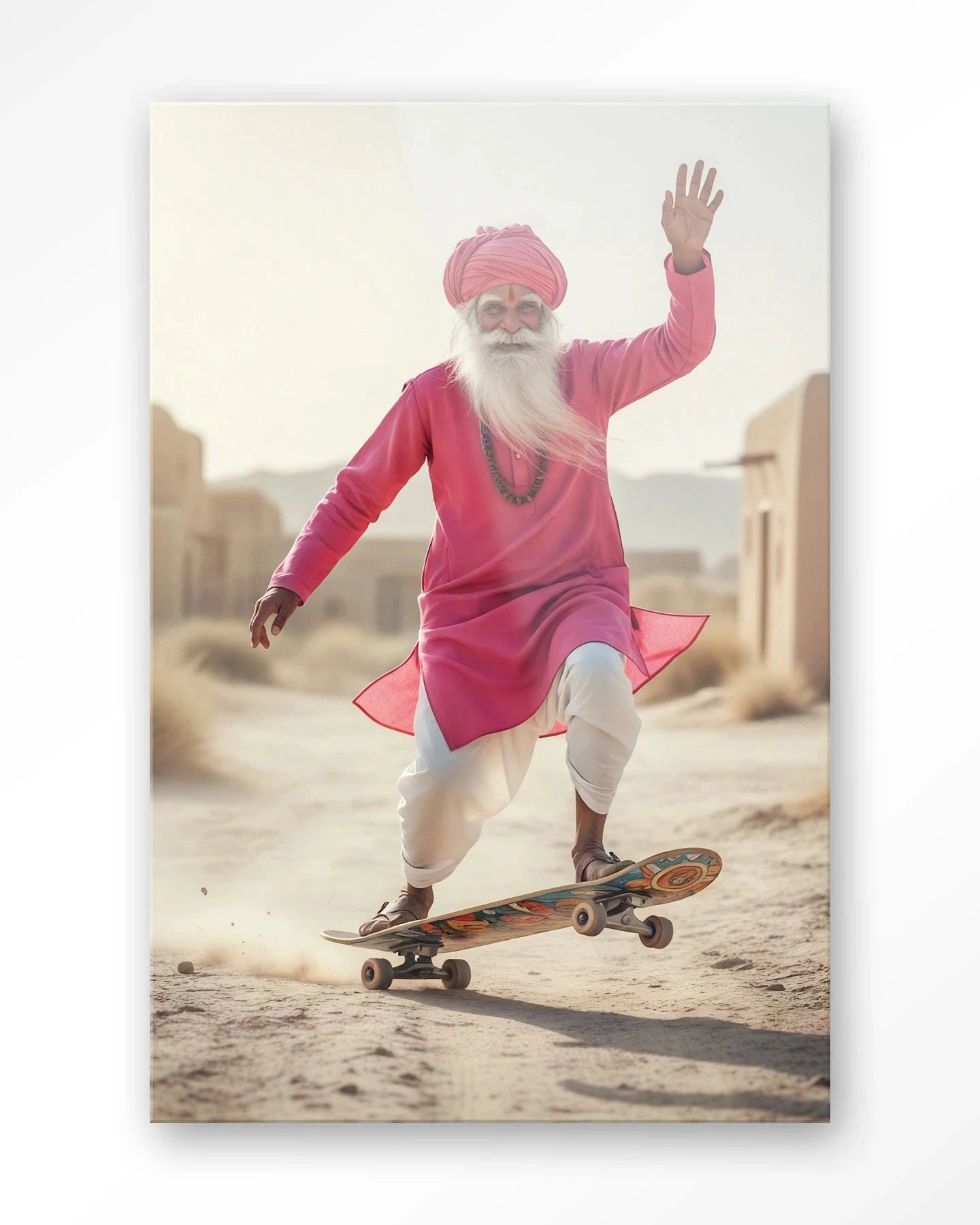 Skating Glory - Moderne Wanddecoratie | Artprint, Glass Art, Wandkleed by Urban Cotton