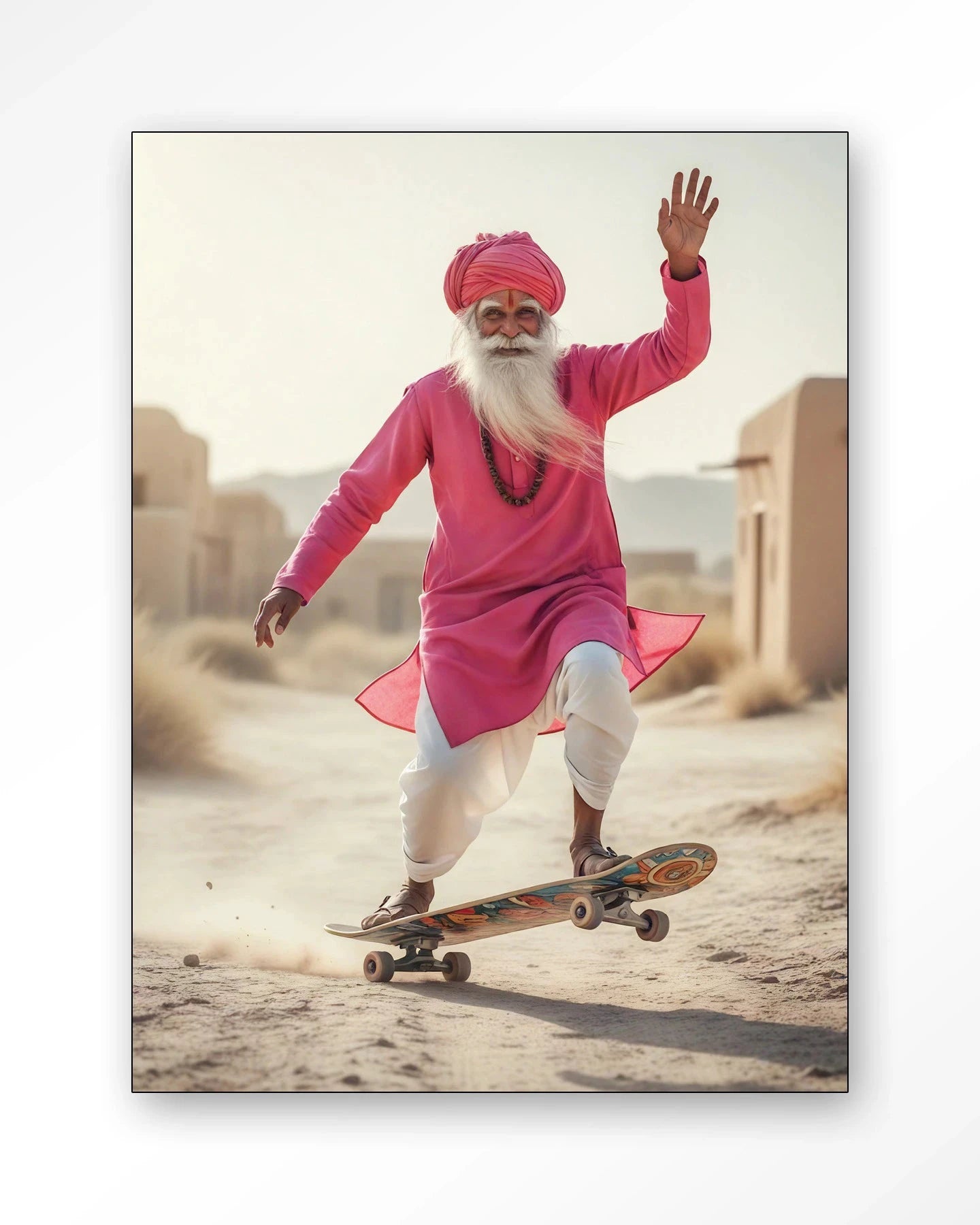 Skating Glory - Moderne Wanddecoratie | Artprint, Glass Art, Wandkleed by Urban Cotton