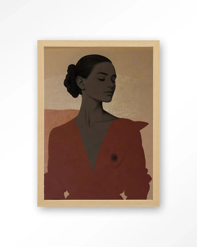 Raisa - Moderne Wanddecoratie | Artprint, Glass Art, Wandkleed by Urban Cotton