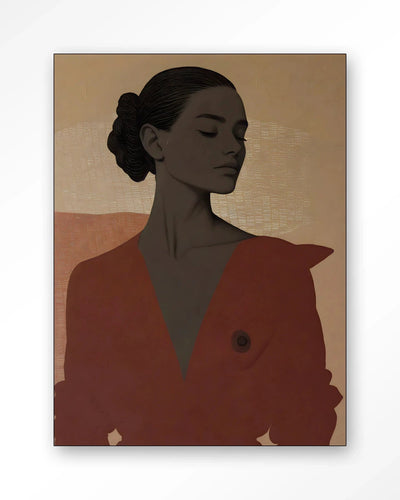 Raisa - Moderne Wanddecoratie | Artprint, Glass Art, Wandkleed by Urban Cotton