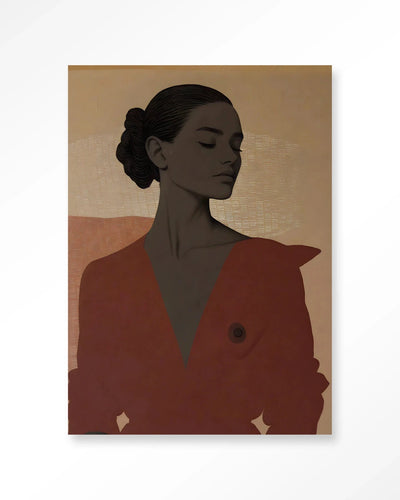 Raisa - Moderne Wanddecoratie | Artprint, Glass Art, Wandkleed by Urban Cotton