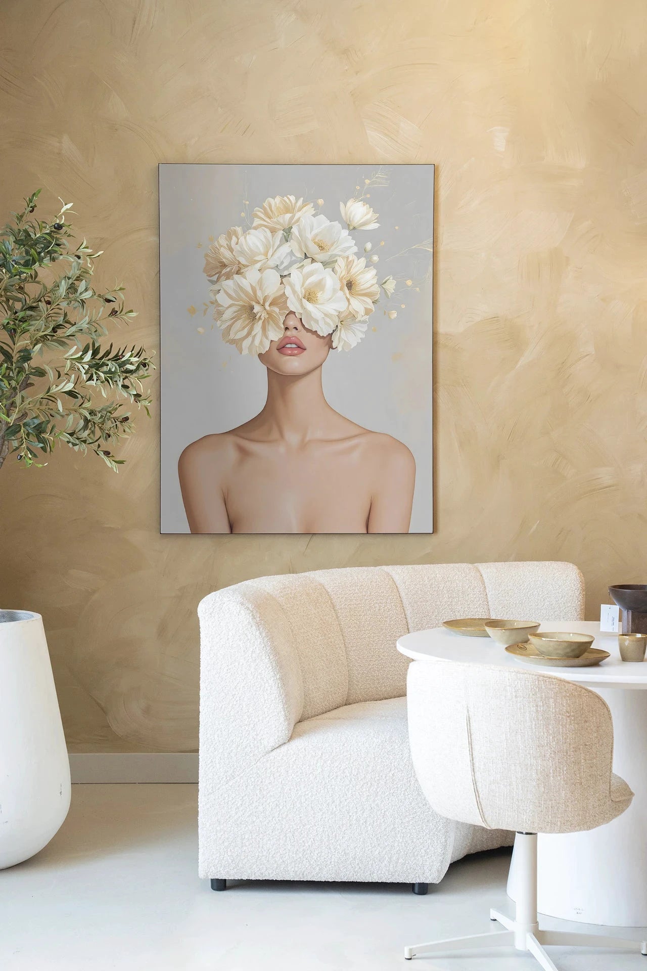Florentine - Moderne Wanddecoratie | Artprint, Glass Art, Wandkleed by Urban Cotton