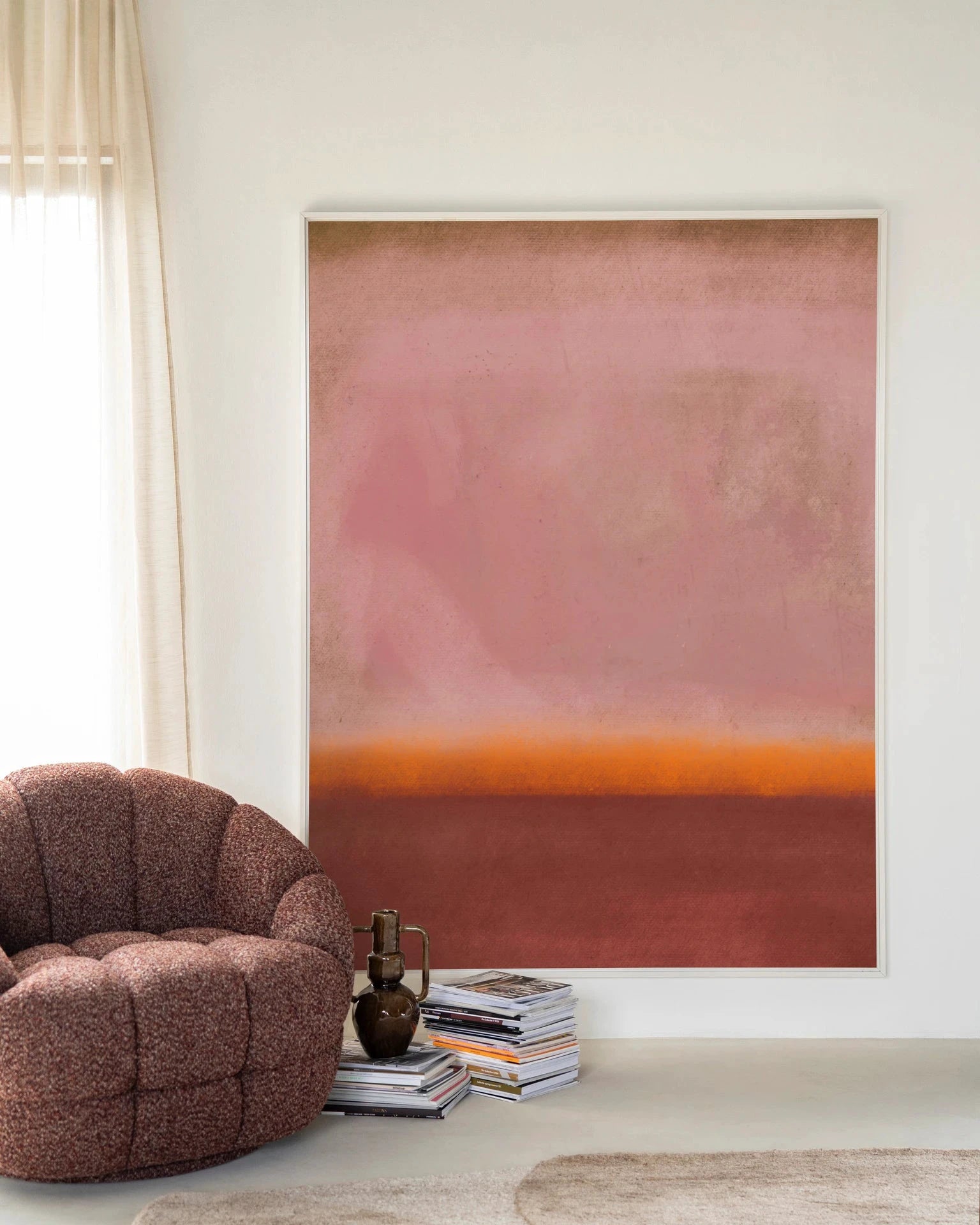 Mirage - Moderne Wanddecoratie | Artprint, Glass Art, Wandkleed by Urban Cotton