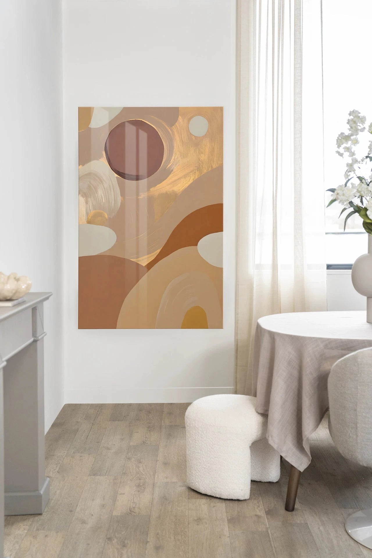 Dreamy Sunset - Moderne Wanddecoratie | Artprint, Glass Art, Wandkleed by Urban Cotton