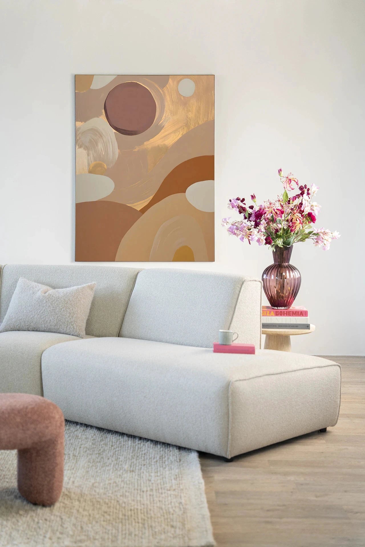 Dreamy Sunset - Moderne Wanddecoratie | Artprint, Glass Art, Wandkleed by Urban Cotton