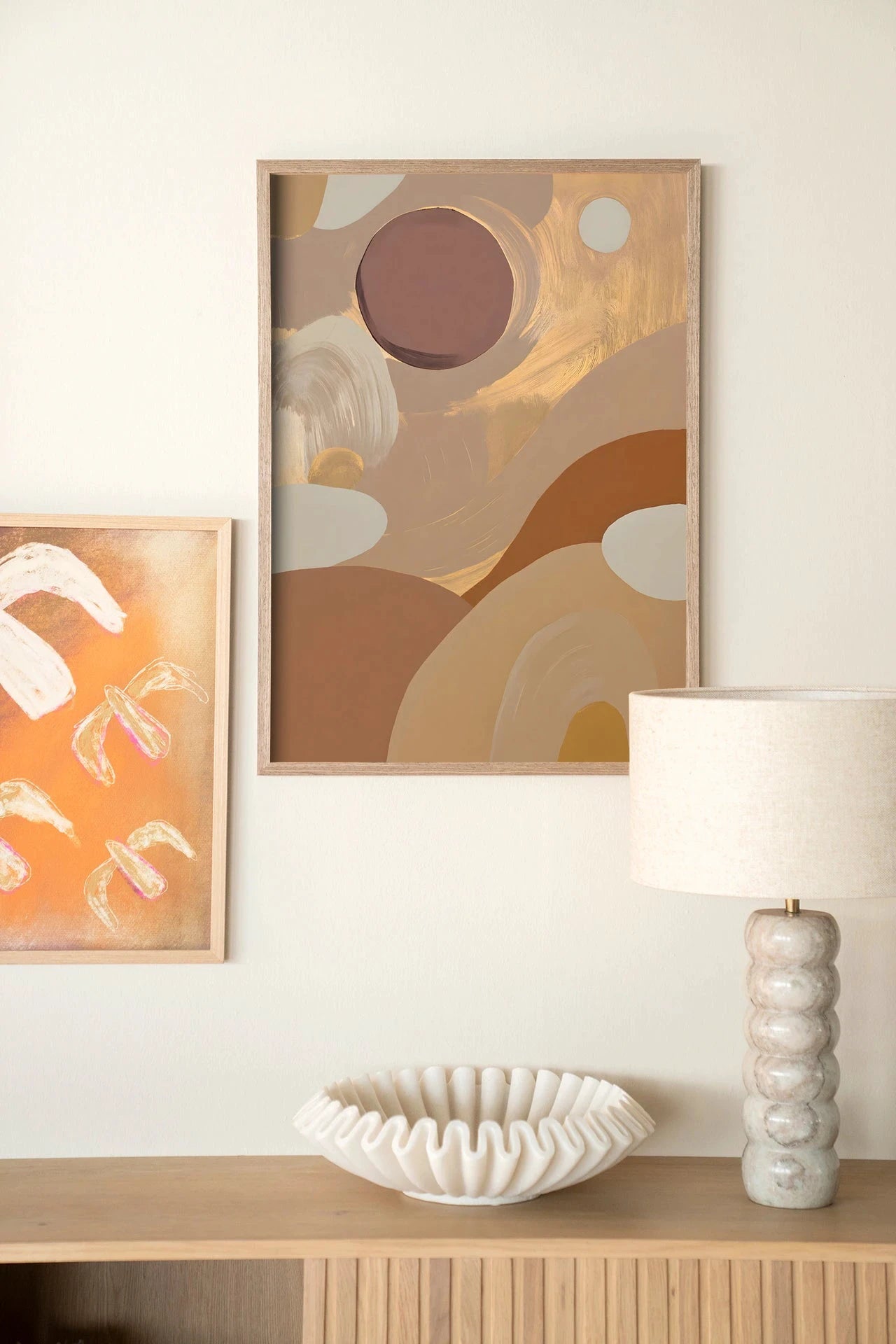Dreamy Sunset - Moderne Wanddecoratie | Artprint, Glass Art, Wandkleed by Urban Cotton
