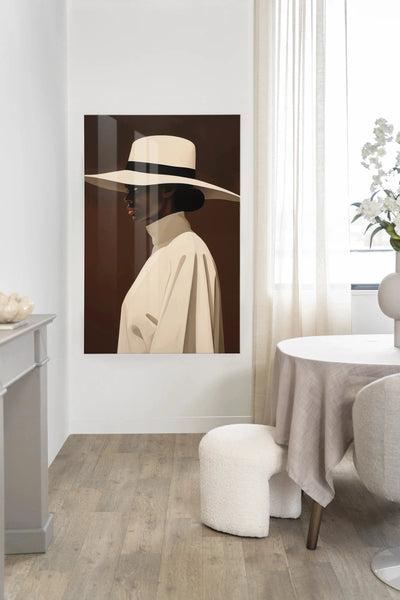 Dolores - Moderne Wanddecoratie | Artprint, Glass Art, Wandkleed by Urban Cotton