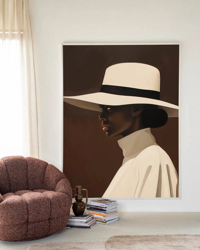 Dolores - Moderne Wanddecoratie | Artprint, Glass Art, Wandkleed by Urban Cotton